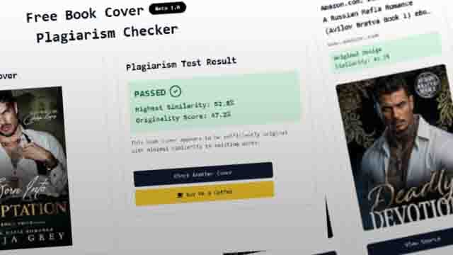 Free Plagiarism Book Cover Checker logo